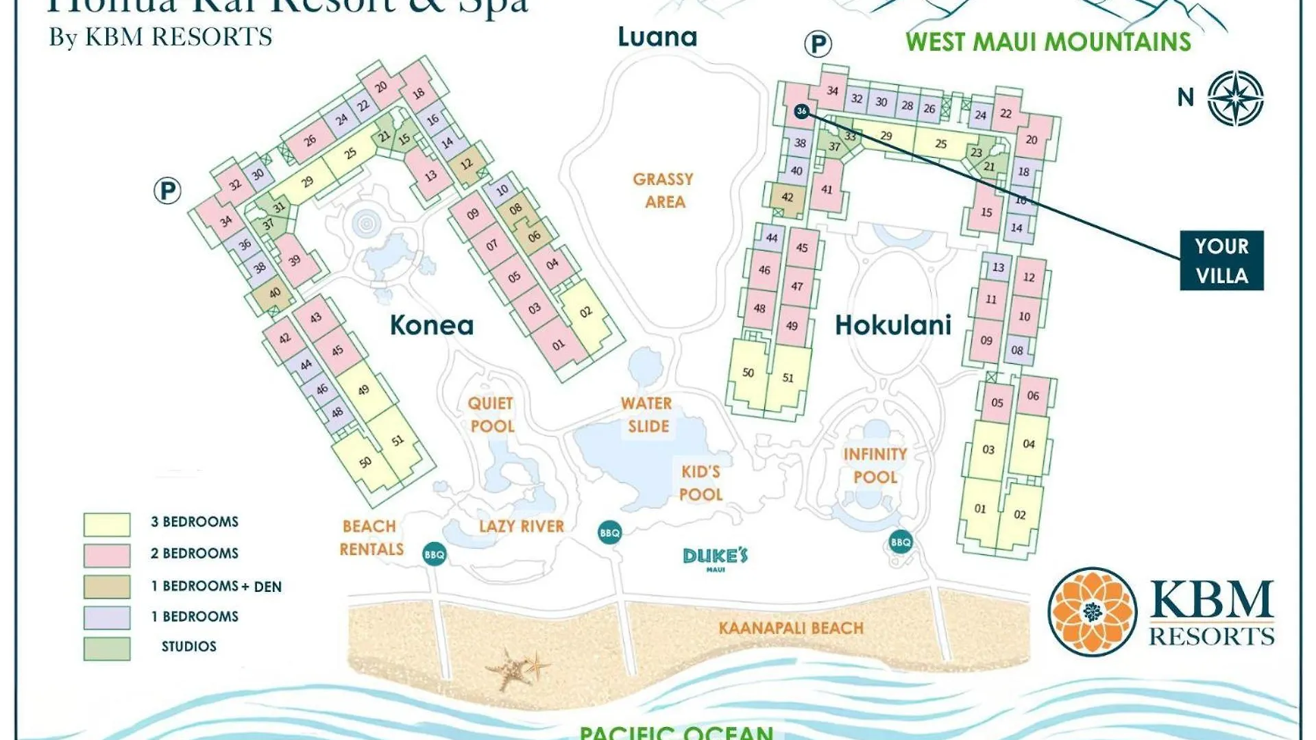 Kbm Resorts - Free Car - Honua Kai Hokulani - Oceanfront - 6-Bedroom Multi Unit Listing Private Bbq On Balcony - Hkh-201 Hkh-236 Hkh-238 Kaanapali